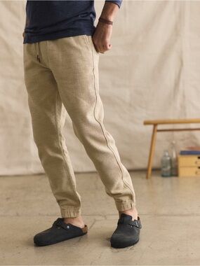 Taylor Stitch The Après Pant in Natural Sashiko